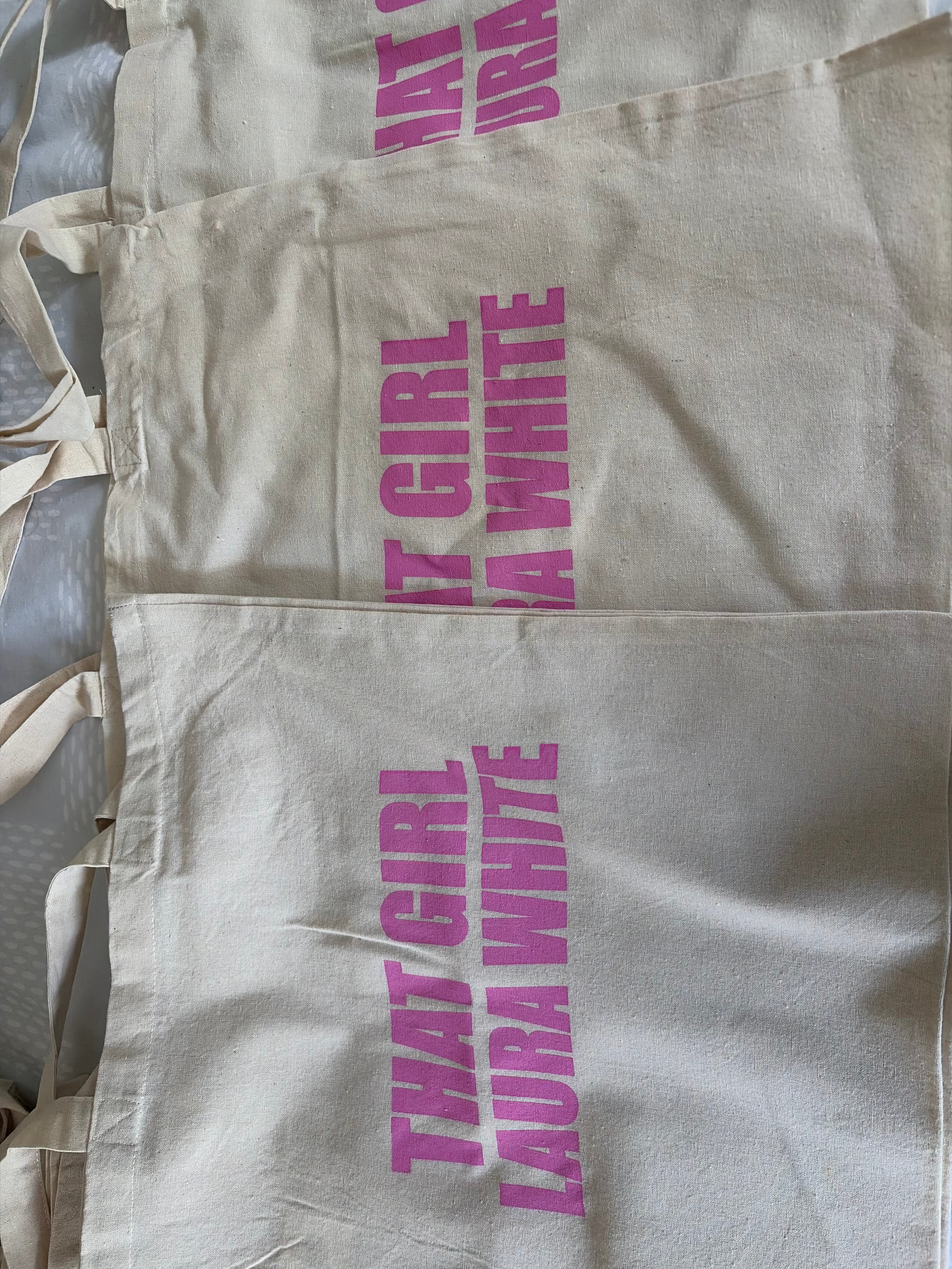 LAURA WHITE - THAT GIRL TOTE BAG