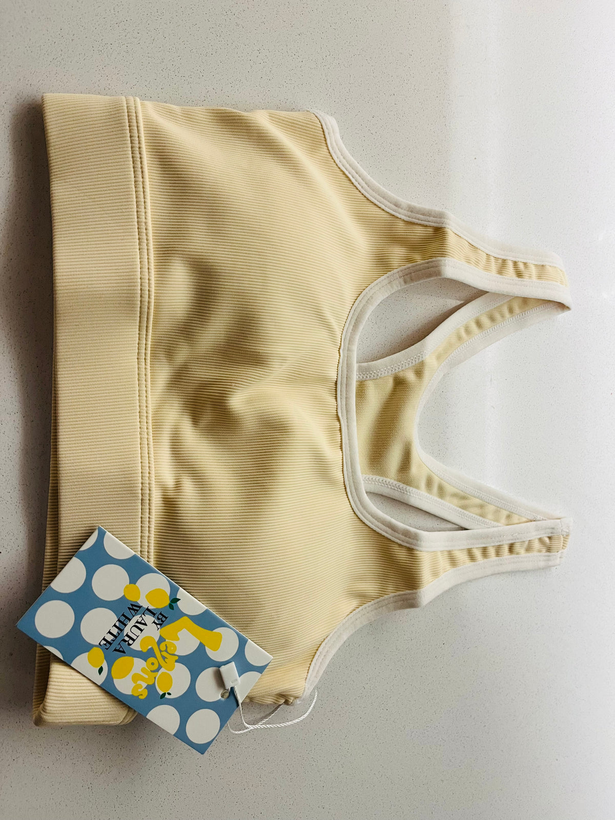 XS Lemons Workout Bra - By Laura White