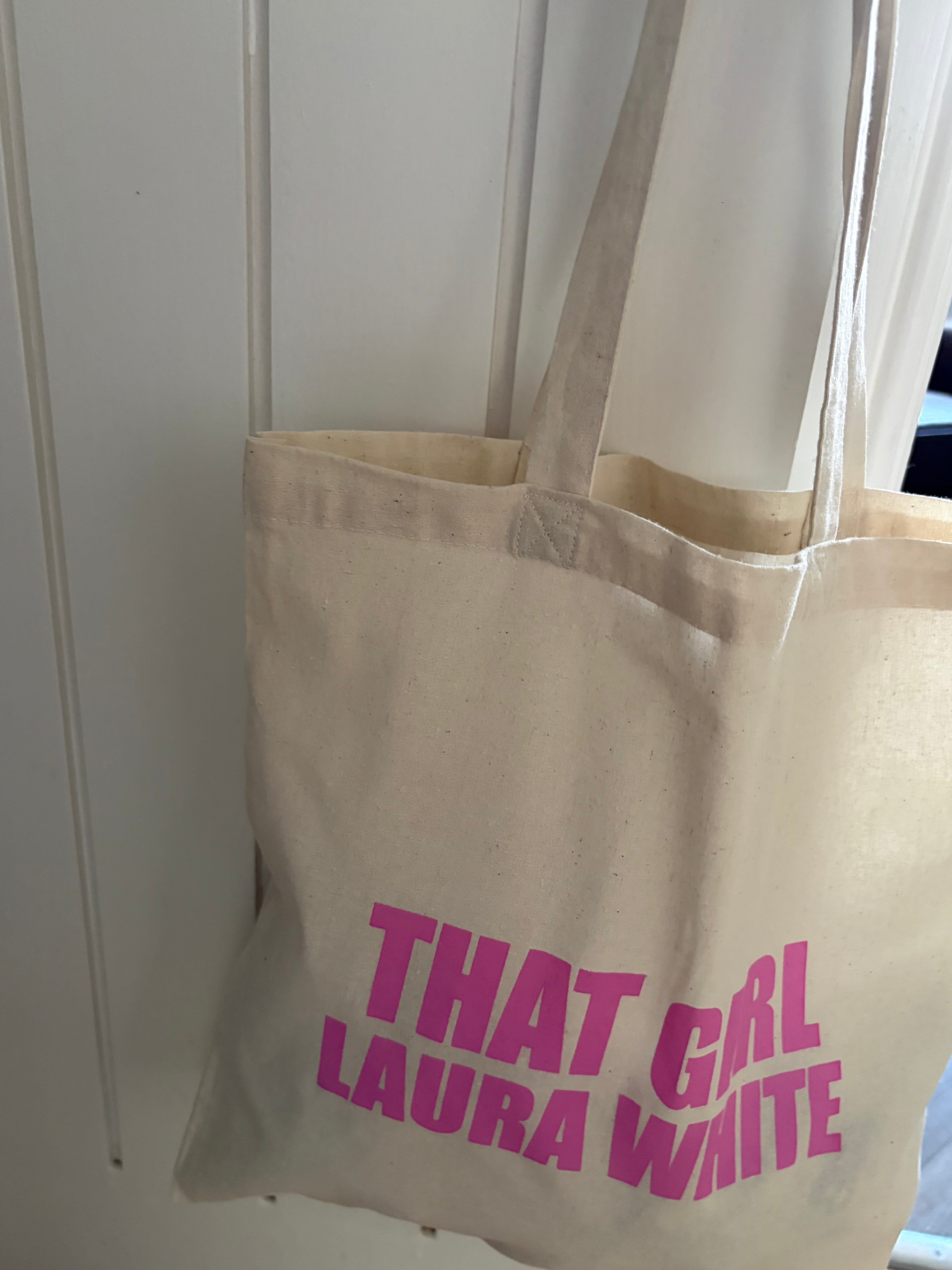 LAURA WHITE - THAT GIRL TOTE BAG
